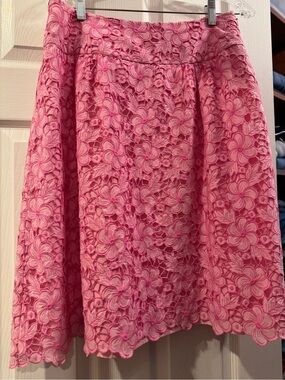 Lilly Pulitzer Pink Hyacinth Skirt, Size 6